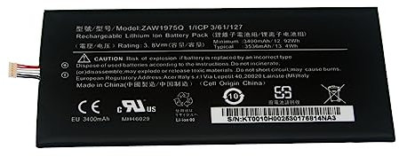 acer Akku/Batterie 3400mAh Iconia A1-713 Serie (Original)