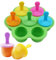 Molde Helados Silicona,Moldes para Hielo Reutilizable,Mini Moldes Helados Bebé, Moldes de Paletas para Niños, Ice Cream Mold Helado, Mini Popsicle Silicona, Helados Moldes De Paletas （Verde oscuro）