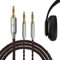 OKCSC ZT8 Dual 3,5 mm auf 3,5 mm Kopfhörerkabel für Hifiman Sundara/ANANDA-BTHE4XX/HE-400i/560/OneOdio Pro-10,8 Core OFC 3,5 mm Kopfhörer-Verlängerungskabel für AGPTEK HA1/FiiO K3/BTR5-B/BTR3K/Q3/M111