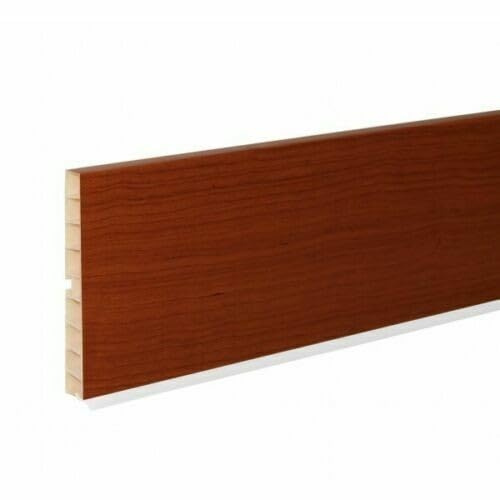 AERREGI SET ZOCCOLO CUCINA 2 +1 COMPLETO DI DUE ANGOLI E UNA GIUNZIONE | ZOCCOLO IN PVC VARI COLORI IN TRE ALTEZZE 100, 120 E 150 mm | ARREDO MODERNO CUCINA (CILIEGIO, H120 mm)