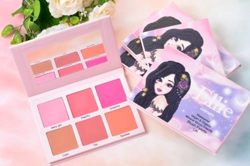 Makeup Revolution Blush Palette, 18 Shades, Peachy Pinks and Warm Tones