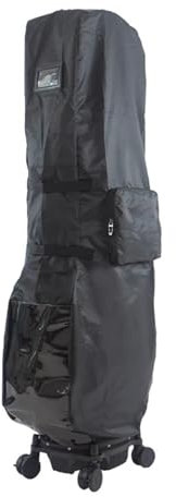 ZPRYZHD Golf Bag Cover Hood, Waterproof TPU, Nylon Patchwork Fabric, Foldable Easy to Use and Carry Dustproof Cover, The Golf Bag Rain Cover, Golf Club Bag Accessories(L)