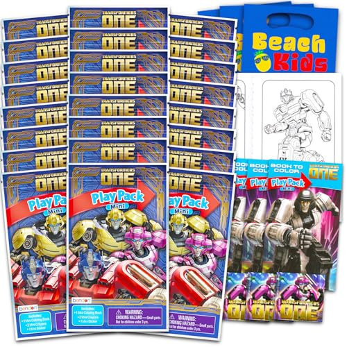 Transformers Partyzubehör für Kinder, 24 Mini-Aktivitätspackungen