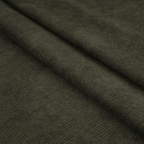 BENECREAT 2x1.55m Dunkelschiefergrauer Cordstoff, DIY-Näh und Bastelmaterialien, Cord-Polsterstoff zum Nähen von Mänteln, Hemden, Kleidern, Hosen, Kostümen, Sofas, DIY