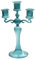 Bougeoir à 3 têtes | Chandelier en Verre Transparent avec 3 Branches | Décor de Chandelier pour fêtes à thème, décoration de Table, Salle à Manger, pièces du Milieu Kandelaber