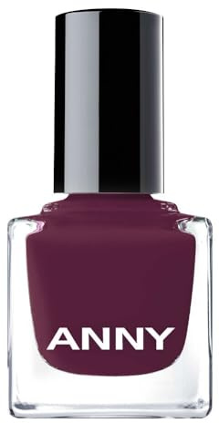 ANNY Nail Polish – Hochwertiger Farb-Nagellack mit langanhaltendem Glanz, splitterresistent und schnelltrocknend, Farbe: Cheeky Plum Berry - 15 ml