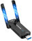 NEWFAST Clé WiFi 7 Puissante BE6500 U373,Tri-Bande 2.4G/5G/6G Clé WiFi pour PC, Adaptateurs USB WiFi avec Antennes Doubles à Gain élevé,USB3.0,WPA3,Clef Dongle WiFi Compatible avec Windows 11/10