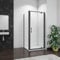 Shower Enclosure Pivot Hinges Cubicle 700x800x1850mm Matt Black Frame