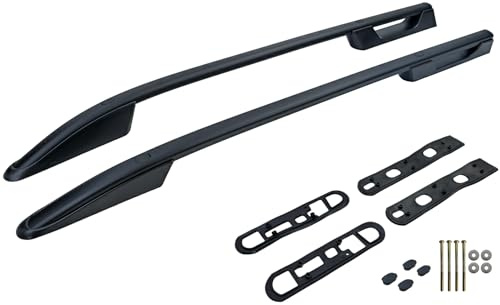 Alu Dachreling Schwarz zum Nachrüsten passend für VW Amarok I 2010-2022