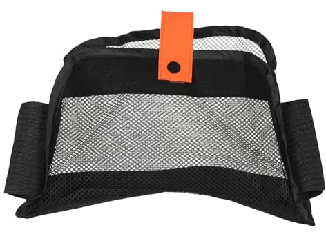 MOLUCKFU Kinderwagen Unterkorb Organizer Netzgewebe Schwarz Universeller Babywagen Aufbewahrungskorb mit Großem Stauraum für Windeln Spielzeug Zubehör Tragbar und Faltbar für Spaziergänge