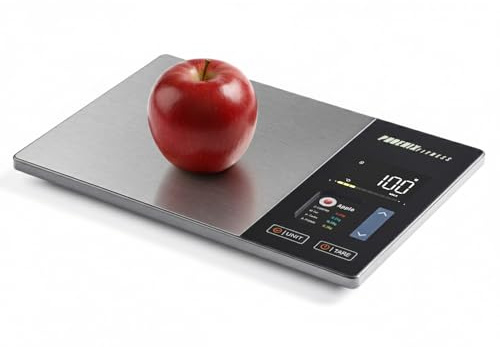 Phoenix Fitness Smart Food Scale – Bluetooth Digital Kitchen Scale with Nutritional Tracking & Food Database via Fitdays+ App – Precision Stainless Steel Scales with TARE Function | 5kg Capacity
