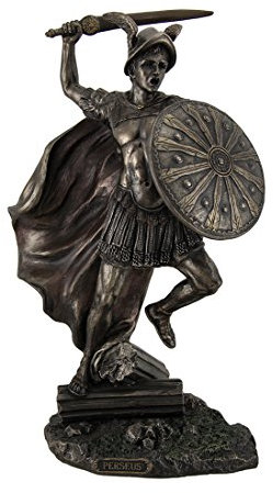 Perseus Griechisch Hero & Slayer Monsters sehr detailgetreue Bronze Finish Statue