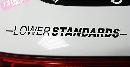 Lower Standards Sticker Low Tuning deep Aufkleber Decal - Dub (schwarz innenklebend)