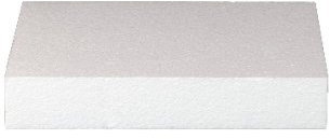 Base per Torta Rettangolare in polistirolo per Cake Design Altezza 5 cm, Base a Scelta (Base 30x40 cm)