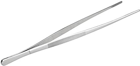 Hochwertige Grillzange aus Edelstahl Küchenzange Grillpinzette 30cm spülmaschinenfest