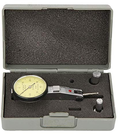 0,01 mm flexibler Präzisions-Messuhr-Testanzeiger 0-0,8 mm metrischer Messuhrensatz zum Messen von schmalen oder konkaven Objekten