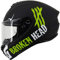 Broken Head Motoradhelm Adrenalin Therapy X4 - Sportlicher Integralhelm - Schwarz-Weiß Matt - Größe XS (53-54 cm)