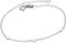 MATERIA Armkette Damen Silber 925 - zartes Armband für Frauen mit runden Plättchen 17 + 2cm Verlängerung in Etui SA-95