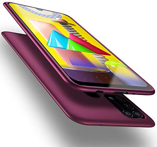 X-level für Samsung Galaxy M31 Hülle, [Guardian Serie] Soft Flex TPU Case Ultradünn Handyhülle Silikon Bumper Cover Schutz Tasche Schale Schutzhülle für Samsung Galaxy M31 - Weinrot