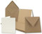 30x Quadratisches Falt-Karten Set - 15,7 x 15,7 cm - mit Brief-Umschlägen & Einlegeblättern - Kraftpapier - FarbenFroh by GUSTAV NEUSER
