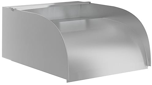 vidaXL Cascade avec LED Fontaine de Piscine Fontaine d'Etang de Jardin Cascade d'Extérieur Cascade de Piscine 30x34x14 cm Acier Inoxydable 304