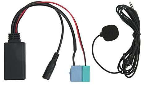 Bediffer Cavo Audio Bluetooth, 6 Pin 8 Pin Bluetooth AUX IN Adattatore Bluetooth Aux in Cavo Audio Microfono Cavo di Ricambio per BRAVO Dal 2007 in Poi,bluebooth per le auto