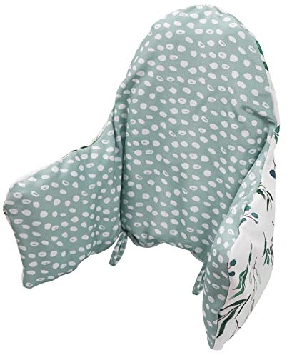 Kissen Für Hochstuhl, Hochstuhlkissen Für IKEA Antilop Hochstuhl, Hochstuhl Sitzkissen, Eingebautes Aufblasbares Kissen, Baby Sitzt Bequemer (Frische Blätter)