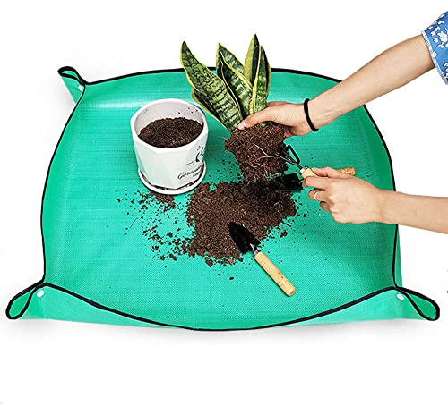nuumee Foldable Portable Waterproof Gardening Operation Mat,Anti Dirty Plant Repotting Mat, Home Garden Plant Care (75cm×50cm)