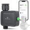 WiFi Programador Riego Automatico,Sistema de Goteo de Jardín, Temporizado Inteligente con App, WLAN 2.4GHz, Control de Voz Alexa, para Aspersores de Césped y Plantas de Balcón