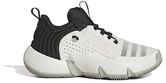adidas Unisex Kinder Trae Unlimited Shoes, Cloud White/Carbon/Metal Grey, 36 2/3 EU