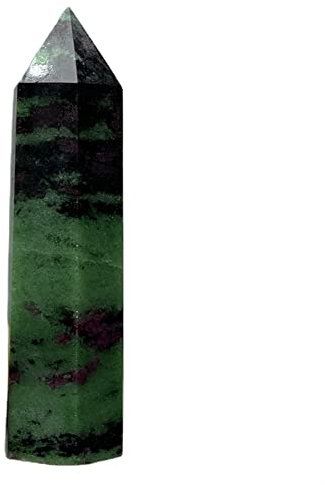 AMUCK Dekoration 1 Stück natürlicher Rubin in handgefertigtem Spitzenkristall-Turm for Basteln for Dekorationsornamente (Size : 9-10CM)