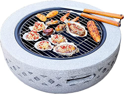 Barbecue de Foyer de fête en Plein air, Foyer de Barbecue de fête en Plein air avec étagère de Barbecue, Bol à feu en Acier