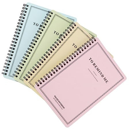 MAGICLULU Reisenotizbuch 4 Stück Notizblock Aus Kraftpapier Reisebücher Schreiben Tasche Notizbuch Aus Kraft Kraft-cover-notizblock Kraft Tagebuch Erinnerungsbuch Spule Buch Arbeit Leer