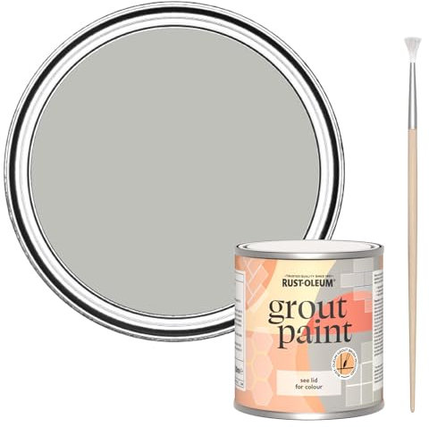 Rust-Oleum Grey Ultra-Durable Grout Paint - Flint 250ml
