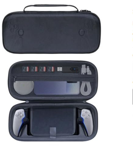 ZLiT for PlayStation 5 Portal Case,Hard Carrying Case for Sony PlayStation 5 Portal Remote Player Handheld Game Consoles Bag Case (Case)