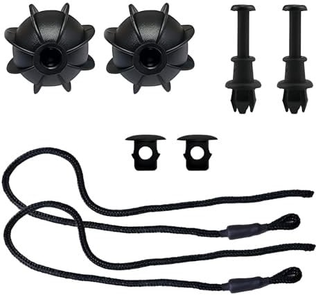 ShnminEU 2 Stück Kofferraum Halteband Hutablage Schwarz Band Halterung für Den Kofferraum Auto Universal Haltebänder Kofferraumabdeckung für VW Golf 6 5 4 MK6 GTI R20 Kabellänge 50cm