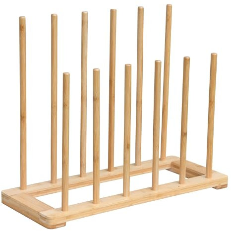 Garden Gear 6 Pair Bamboo Welly Boot Rack 2 Tier Stand Free Standing Indoor Outdoor Walking Hiking Riding Footwear Storage