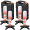 COFEMY LED Notfall Flares Set - Rotes Licht für Autobahn Straß Sicherheitsleuchte Camping-Lampe Alternative zu Sicherheitsdreieck LED-Notfall, 2 Leuchten (2PCS)