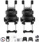 VEVOR Airbag-Federungssatz, Luftfeder-Federungssatz, kompatibel mit 2007–2018 Chevrolet Silverado 1500 und GMC Sierra 1500 2WD 4WD, 5000 lbs Belastung, 5 bis 100 PSI