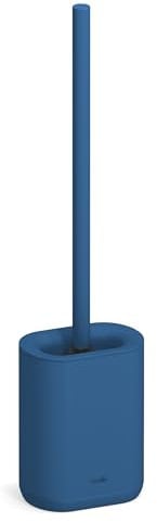 stardis Pure - Escobilla para inodoro (silicona mate, antibacteriana, color azul ruso)