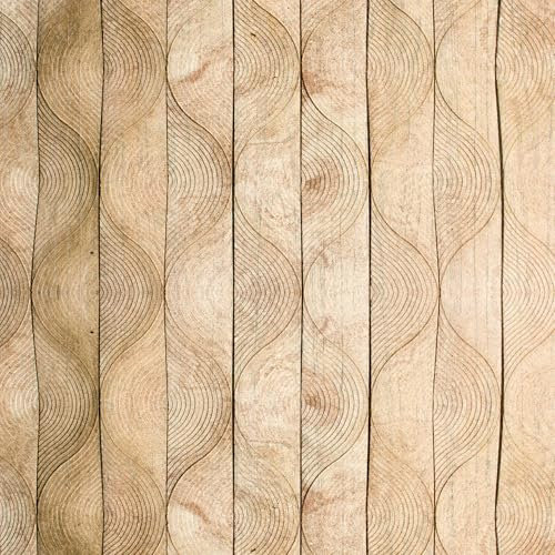 ANLIKY-Pro Self Adhesive Wallpaper Wood Grain Geometric Stitching Peel and Stick Contact Paper, 44X300CM, Light Wood Removable Decorative Film for Cabinet Furniture