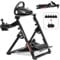 GTPLAYER Lenkradständer für Lenkrad Gaming Wheel Stand Racing Lenkradständer mit V1 V2 Schalthebelhalterung Neigungsverstellbares Gestell PS4 Xbox PC, Pro-Edition