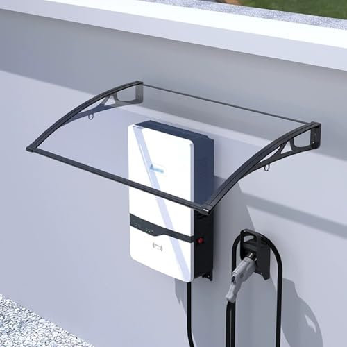 Schutzhülle Für Klimaanlage Ac-regenschutz,wetterfeste Transparente Außentür-markise Terrassenfenster-abdeckung，kondensationseinheit Wärmepumpe Regenschutz,uv-schutz Regen Schnee Sonnenlicht Vollble