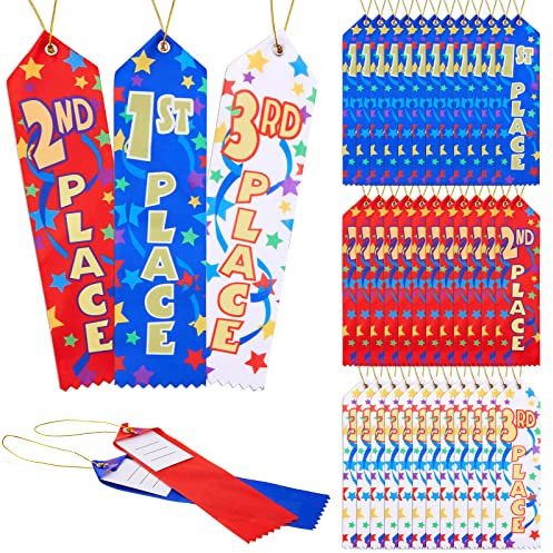 Pokal mit Gravur Wunschtext Ribbons– Oscar-Figur, Champions League Pokal-Style, Pokale-Set für Jugendliche & Erwachsene – Beyblade-Inspirierte Medaillen,for Competition, Sports Event, School, Contests