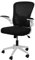COZYBRITE Office Desk Chair Ergonomic with Back Lumbar Support Flip-up Armrest Height Adjustable Padded Armrest Computer Swivel Mesh Chairs for Home Office (White)