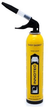 Innotec Motordichtmasse Easy Gasket - Dichtmasse, Zylinderkopfdichtung Dichtmittel, Ölwannendichtung, Schwarz Hochtemperatur Flüssigdichtung - Getriebe Motor Dichtung Ölwanne auf Kautschukbasis