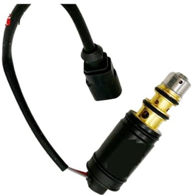 AUTO AUTO Compressore Aria Condizionata Valvola di Controllo Elettrica Elettrovalvola 6SEU16C 7SEU17C Compatibile Con VW Polo Touareg 4.2