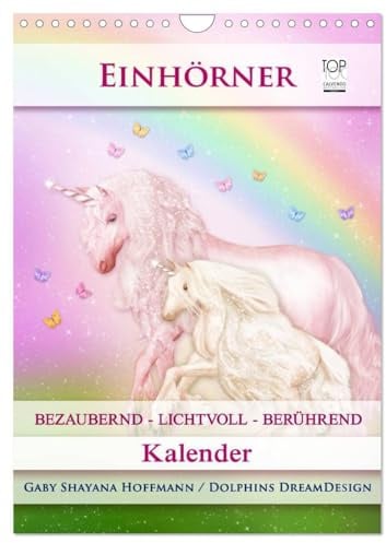 Einhörner - Kalender (Wandkalender 2026 DIN A4 hoch), CALVENDO Monatskalender: Bezaubernde Einhörner an deiner Seite (CALVENDO Gesundheit)