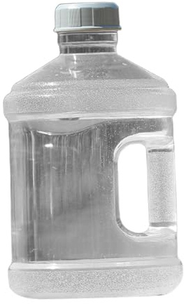 LOVIVER Bouteille distributrice d'eau minérale en Polycarbonate de qualité Alimentaire avec poignée Transparente et Couvercle de Rechange pour Camping, 11.3 L