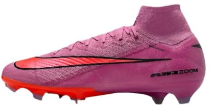 Nike Herren Mercurial Superfly 10 Elite Firm-Ground High-Top Fußballschuhe, Magic Flamingo/Black/Total Crimson, 40.5